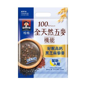 桂格全天然五麥好眠高鈣黑芝麻無添加糖