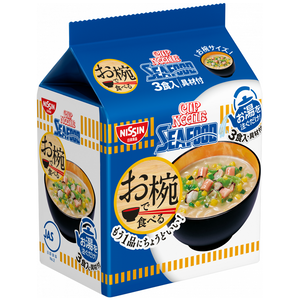 日清小碗麵3入-海鮮風味,  日清小碗麵3入-海鮮風味