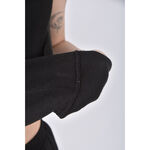 (S) 高領背心黑色長袖上衣二手衣, , large