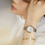 CITIZEN 星辰 XC 鈦 日月顯示光動能電波女錶 EE1004-57A, , large