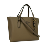 COACH Mollie 25 雙面皮革三層小款托特包/深石色, , large