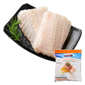紐西蘭藍尾鱈魚菲力 (去皮/每包約750克)因各地區供貨商不同，實際出貨包裝以出貨店庫存為準。
