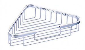 Stainless steel single-layer corner shelf