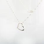 【Angel & Me】愛心(小) Heart  ハート s925 純銀項鍊 生日 週年 畢業 情人節 聖誕節 禮物, , large