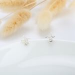 【Angel & Me】愛的蜂鳥 Hummingbird 一對 s925 純銀 耳環 耳夾 情人節 禮物, , large