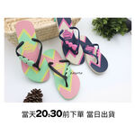 [巴拉娜巴西人字拖專賣店]中壢實體店面 Havaianas FANTASIA POP 髮夾鞋帶 沙灘 海灘 海邊 夾腳拖/人字拖鞋綠色/藍色, , large