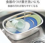 Stainless steel vegetable and fruit drain basket, , large