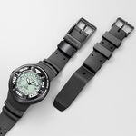 CITIZEN 星辰 PROMASTER 限量 光動能300米潛水手錶 送禮-黑x夜光 BJ8055-04X, , large