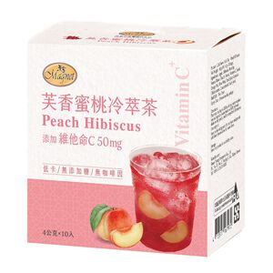 曼寧芙香蜜桃冷萃茶 4g x10