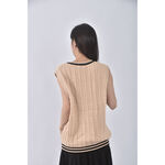 (M) kinloch anderson質感棉質純棉杏色上衣二手衣, , large