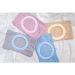 [Kaimei Cotton Industry] 8 in the group, random and excellent, MIT made in Taiwan, 28 taels thick, pure cotton breathable adult bib/spit napkin, exquisite satin plain color, , large