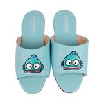 Small size relief leather slippers, , large
