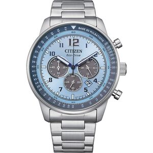 CITIZEN 星辰 光動能三眼計時手錶 CA4500-83M
