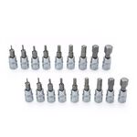 手動六角凸套筒 內六角 起子頭套筒 2分套筒組 公制 旋具頭, , large