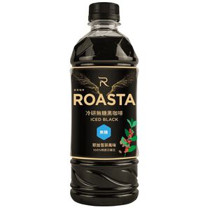 ROASTA冷研無糖黑咖啡PET455ml