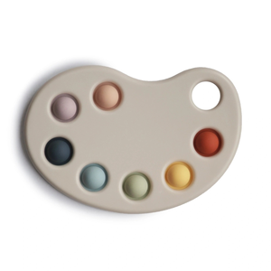 Mushie Paint Palette Press Toy - Multi
