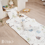 BUHO "Spring Warmth" Ice Yarn Cool Children's Sleeping Pad Three-piece Set (Quilted Sleeping Pad + Cool Quilt + Children's Pillow) SGS Non-toxic x Cool Dual Certification, , large