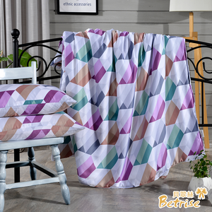 【Betrise】Geometry | 100% pure Tencel cotton quilt/four seasons quilt 5X6.5 feet - exclusive enlarged size