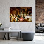 【御畫房】宮廷人物 國家一級畫師手繪油畫60×90cm(VF-22), , large