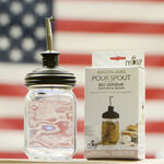 reCAP® Mason Jars Pour Spout Lid 窄口梅森罐專用油嘴瓶蓋/醬料瓶塞/調味瓶/玻璃油壺/油瓶/注油嘴/倒油嘴, , large