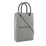 BALENCIAGA Logo購物手機袋/灰色, , large