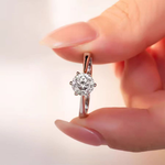 【CITY STAR】IGI 經典六爪1克拉鑽戒-白金PT950 (D/VVS以上/3EX), , large