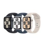Apple Watch SE2 GPS ; 40mm 鋁金屬錶殼搭配運動錶帶 (S/M) _ 台灣公司貨 + 錶貼＋錶蓋, , large