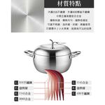 PERFECT 理想牌 極緻316不鏽鋼蘋果型七層複合金湯鍋附蓋蘋果鍋 18cm單把-Leidea樂德兒, , large