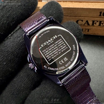 [星晴錶業]COACH手錶,36mm,CH00179紫色錶面紫色錶殼紫色米蘭錶帶款, , large