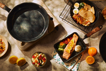 【hokua】Mecera Zero Ceramic IH Non-stick Frying pan 20cm with glass lid, , large