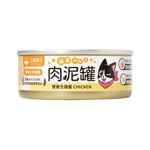 汪喵星球-肉泥主食罐80g-營養全雞餐