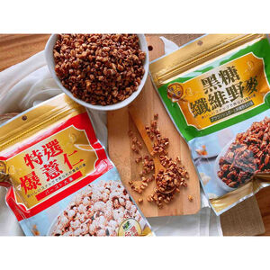好康買  茶食必備【達人傳家】特選爆薏仁/黑糖纖維野麥~全素