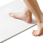 【百科良品】日本藤原境內版 日本製 珪藻土 足乾樂 超速吸水地墊 乾燥快超吸水墊(43x29x0.9cm)-M(日本建材級), , large