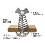 Spring-Loaded Extended Fishbone Peg, , large