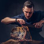 蓋瑞廚物【SANELLI 義大利製 BBQ 屠夫切肉刀  26 31 cm】 牛排刀 牛肉刀 燒烤刀 烤肉刀 屠夫刀, , large