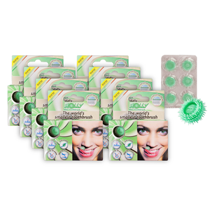 Rolly Brush Smallest toothbrush 8pack Mint