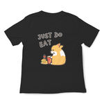 JZ TEE 柯基-吃到飽 印花短袖T恤, , large