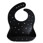 【mushie】矽膠立體圍兜/Black Numbers, , large