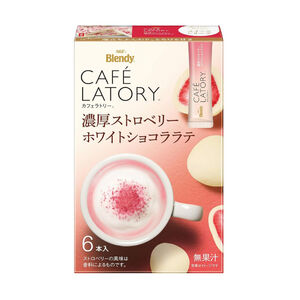 AGF Blendy濃厚草莓牛奶可可味拿鐵 56.4g【Mia C'bon Only】