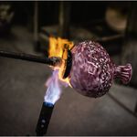 日本津輕 手工櫻花花瓶 弘前櫻花器 花瓶 金益合玻璃器皿, , large