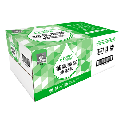 桂格補氣養參蜂蜜飲 450ml