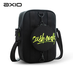 【AXIO】CASH ONLY 頂級萊卡側肩包(AC-31)黑色, , large