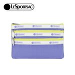 Lesportsac 3-Zip Cosmetic 三層拉鍊收納化妝包/ 紫羅蘭色, , large