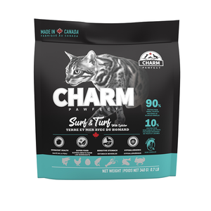 【CHARM 野性魅力】無穀貓飼料340g-海陸龍蝦盛宴