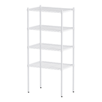 【Y HOUSE】70x45x150cm Lightweight Four-layer Iron Rack Iron Rack Shelf-Painted White, , large