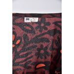 (S) 圖紋棕色洋裝二手衣, , large