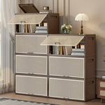 【AOTTO】60L藤編造型磁吸上掀收納箱(AC-219), , large