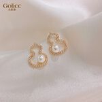 【Gulicc】古莉可 耳環 珍珠葫蘆, , large