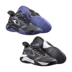 DIADORA迪亞多那 突破者四代籃球鞋 男運動鞋 男鞋 寬楦 輕量 透氣 彈性 吸震 回彈 足弓支撐 止滑 黑紫 黑白