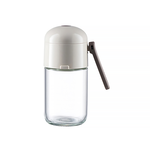 SHCJ 密封定量 玻璃鹽罐調味罐180ml 料理調味 定量調味 胡椒罐 鹽罐, , large